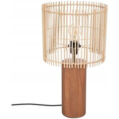 Επιτραπέζιο φωτιστικό Atmosphera σε ξύλινη βάση Davys, 48cm 13430674 3560232579097
