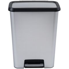Kosz na śmieci Curver Kosz na śmieci z pedałem Compatta 50L inox