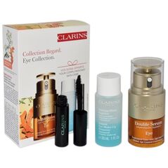 ΣΕΤ Clarins CLARINS (ΔΙΠΛΟΣ ΣΕΡΟΥΜ ΜΑΤΙΩΝ 20ML + ΑΜΕΣΟ ΜΑΚΙΓΙΑΖ ΜΑΤΙΩΝ 50ML + MASCARA SUPRA LIFT & CURL 3ML) 13425454 3666057144608