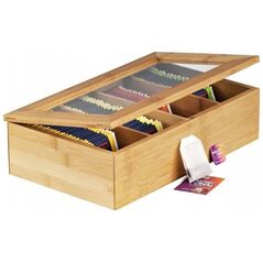 Zeller Bamboo κουτί για φακελάκια τσαγιού - 4 θέσεων, ZELLER 13429056 4003368253268