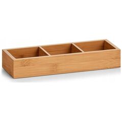 Zeller Container με θήκες από μπαμπού, κουτί organizer, κουτί μπαμπού, κουτιά αποθήκευσης, δοχεία αποθήκευσης, ZELLER 13429132 4003368133355