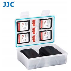 Pokrowiec JJC Pudełko Futerał Bateria / Akumulator + Karty Pamięci Sd / Microsd - Xl