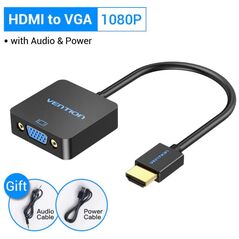 VENTION HDMI to VGA Converter with Female Micro USB and Audio Port 0.15M Black (ACRBB) (VENACRBB) έως 12 άτοκες Δόσεις