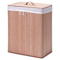 Καλάθι ρούχων Zeller Bamboo, ανοιχτό καφέ, 104 l, ανοιχτό καφέ, 2 θήκες ZELLER 13429117 4003368134130