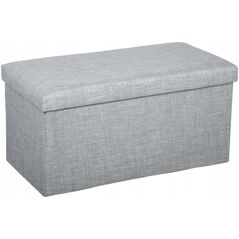 Atmosphera LIGHT GREY κάθισμα χωλ, 38x38x78 cm 13429346 3560234486843