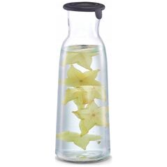 Zeller Glass καράφα για κρύα ποτά, βάζο, κανάτα, 1000 ml, μαύρη 13429451 4003368196718