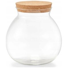 Zeller Ογκώδες βάζο με κλείσιμο από φελλό, 1700 ml 13458371 4003368196794