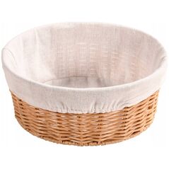 Καλάθι ψωμιού Kesper με υφασμάτινη φόδρα, Ø 25 cm, Kesper 13430773 4000270176876