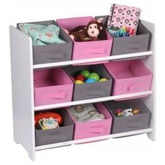 Kesper Παιδικό ράφι με organizers, 9 δοχεία, Kesper 13430775 4000270177187