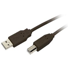 Καλώδιο MediaRange USB 2.0 AM/BM 1.8M Black (MRCS101) έως 12 άτοκες Δόσεις