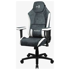Fotel Aerocool CROWN AeroSuede Steel Blue