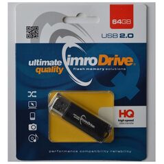 Imro pendrive 64GB USB 2.0 Black 5902768015232