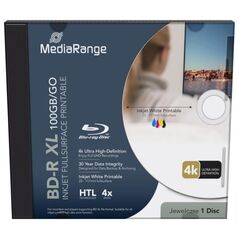 MediaRange BD-R XL Extra Large 100GB Single Disc in Jewelcase (MR520) έως 12 άτοκες Δόσεις
