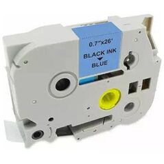 MediaRange Plastic Tape Cassette For Label Printers Using Brother TZ-541/TZe-541 18mm 8m Laminated Black On Blue (MRBTZ541) έως 12 άτοκες Δόσεις