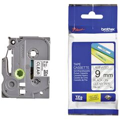 Brother TZe-121 Labelling Tape Cassette – Black on Clear, 9mm wide (TZE121) (BROTZE121) έως 12 άτοκες Δόσεις