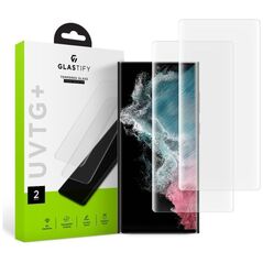 Glastify SZKŁO HARTOWANE GLASTIFY UVTG+ 2-PACK GALAXY S23 ULTRA CLEAR