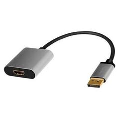 Adapter AV LogiLink DisplayPort - HDMI szary (CDA0108)