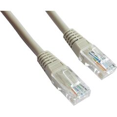 Gembird patch cord RJ45, kat. 5e, UTP, 0.5m, czarny (PP12-0.5M/BK)