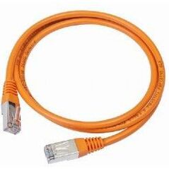 Gembird Patch cord kat.5e RJ45 osłonka zalewana 2M pomarańczowy (PP12-2M/O)