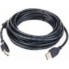 Kabel USB Gembird USB-A - USB-A 4.5 m Czarny (CCFUSB2AMAF15)