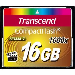 Karta Transcend 1000x Compact Flash 16 GB  (TS16GCF1000)