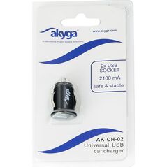 Ładowarka Akyga AK-CH-02 2x USB-A 2.1 A  (AK-CH-02)