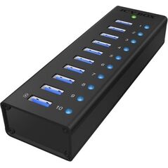 HUB USB Icy Box 10x USB-A 3.0 (IB-AC6110)