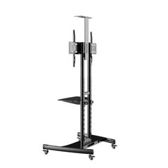AxRed ZEUS 32”-80” Bάση TV με Ράφι & Κανάλι Απόκρυψης Καλωδίων (11962) (AXZEUS) έως 12 άτοκες Δόσεις