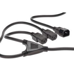 Kabel zasilający Digitus typu Y 1.7m (AK-440400-017-S)