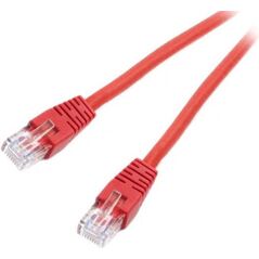 Gembird RJ-45/RJ-45, kat. 6, U/UTP, 2m, czerwony (PP6U-2M/R)