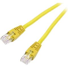 Gembird RJ-45/RJ-45, kat. 6, U/UTP, 1m, żółty (PP6U-1M/Y)