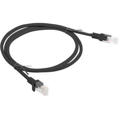Lanberg Patchcord, Cat6, nieekranowany, 2m, czarny (PCU6-10CC-0200-BK)