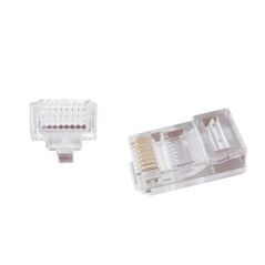 Gembird wtyk RJ45, przelotowy, UTP, kat. 5e, 8P8C, 100-pak (LC-PTU-01/100)