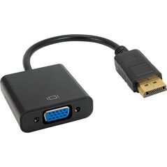 Adapter AV Akyga DisplayPort - D-Sub (VGA) czarny (AK-AD-36)