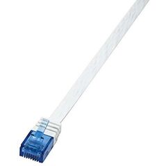 LogiLink Patchcord płaski, U/UTP, Cat.6, biały, 5m (CF2071U)