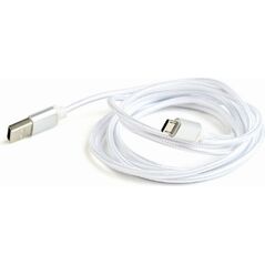 Kabel USB Gembird USB-A - microUSB 1.8 m Srebrny (CCB-mUSB2B-AMBM-6-S)