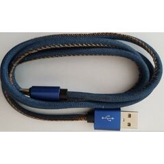 Kabel USB Gembird USB-A - USB-C 2 m Niebieski (CC-USB2J-AMCM-2M-BL)