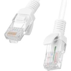 Lanberg Patchcord Kat.6 0.25m BiaŁy Lanberg
