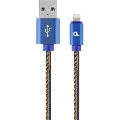 Kabel USB Gembird USB-A - Lightning 2 m Niebieski (CC-USB2J-AMLM-2M-BL)