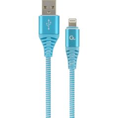 Kabel USB Gembird USB-A - Lightning 1 m Niebieski (CC-USB2B-AMLM-1M-VW)