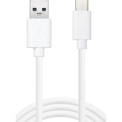 Kabel USB Sandberg USB-A - USB-C 1 m Biały (336-15)