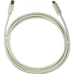 Kabel USB LogiLink USB-C - USB-B 2 m Szary (CU0161)