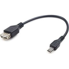 Adapter USB Gembird Czarny  (A-OTG-AFBM-03)