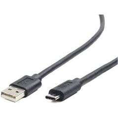 Kabel USB Gembird USB-A - 1 m Czarny (CCP-USB2-AMCM-1M)