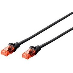 Digitus Patchcord U/UTP, Cat6, 0.5m, czarny (DK-1612-005/BL)