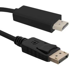 Kabel Qoltec DisplayPort - HDMI 1m czarny (50435)
