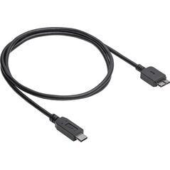 Kabel USB Akyga USB-C - microUSB 1 m Czarny (AK-USB-44)