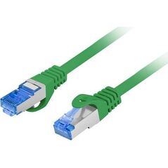 Lanberg PATCHCORD KAT.6A S/FTP LSZH CCA 0.25M ZIELONY FLUKE PASSED LANBERG