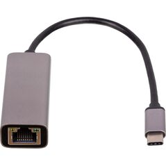 Adapter USB Akyga USB-C - RJ45 Szary  (AK-AD-65)