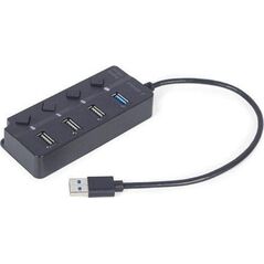 HUB USB Gembird I/O HUB USB3 4PORT/UHB-U3P1U2P3P-01 GEMBIRD
